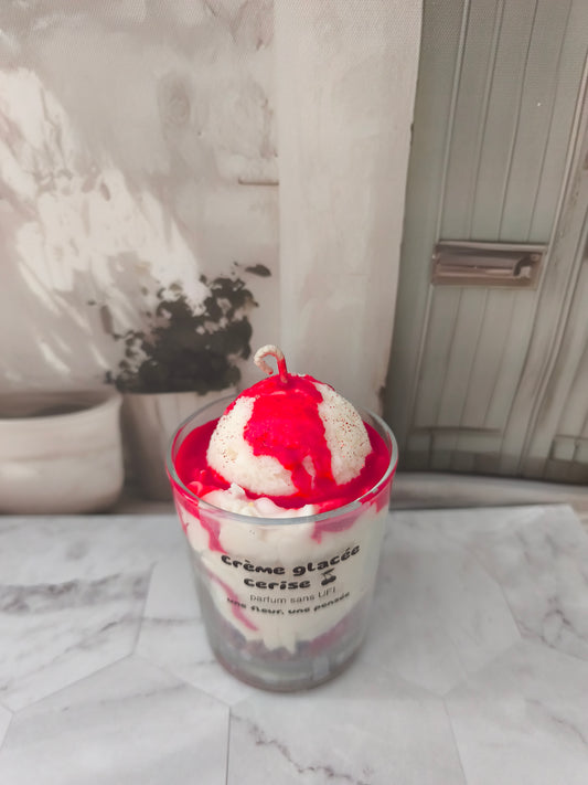 Crème glacée cerise 🍒
